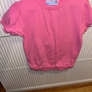 Vibrant Pink Short Sleeve Tee for Kids